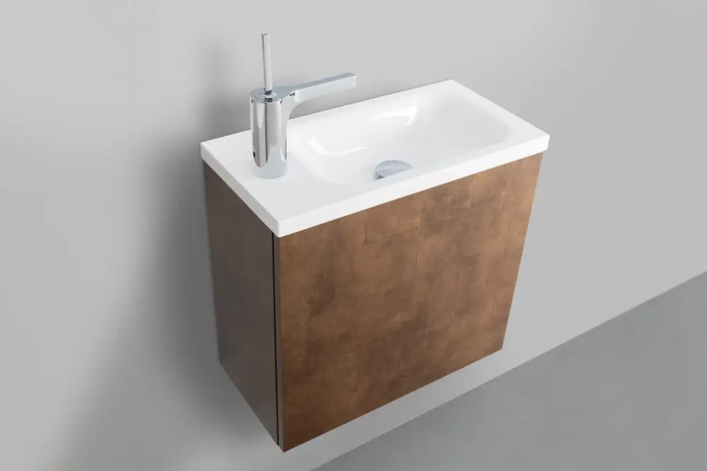 Intarbad Rimini Gäste WC Badmöbel Set, Made in Germany Online Kaufen