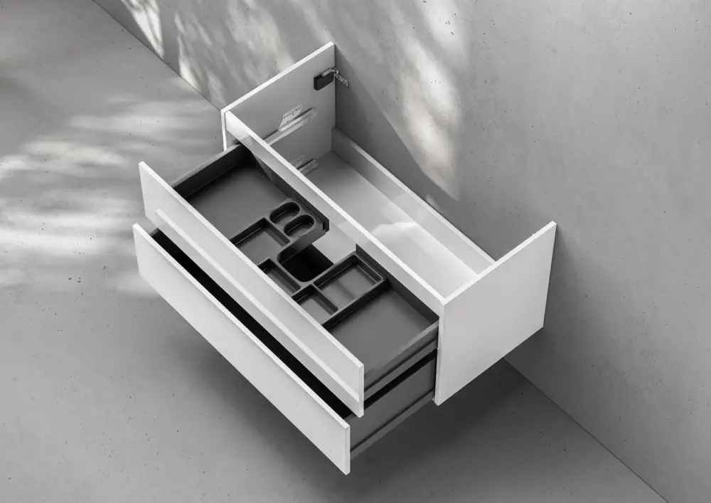 Unterschrank Intarbad Deluxe+ als Zubehör für Waschtisch Geberit iCon Light 90 cm Neue Kollektion