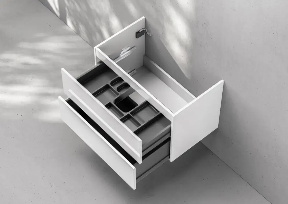 Unterschrank Intarbad Deluxe+ als Zubehör für Waschtisch Vigour White 80cm Preisknaller