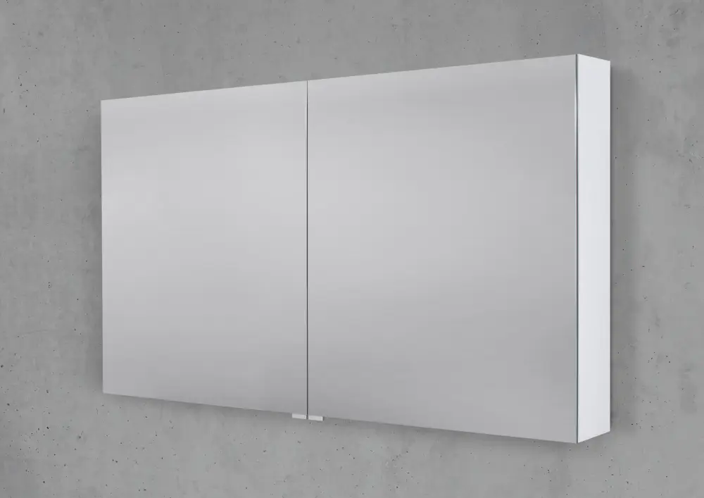 Spiegelschrank 120 cm 2 Türig ohne Beleuchtung Versand Am Gleichen Tag