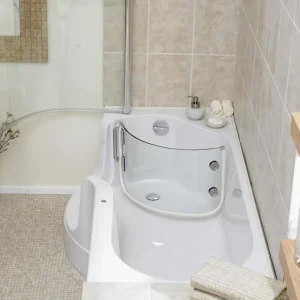 Chr. Schröder® Duschabtrennung zur Badewanne Pazifik links Billig