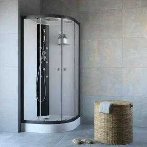 Preisknaller Chr. Schröder® Komplettdusche 90x90 halbrund