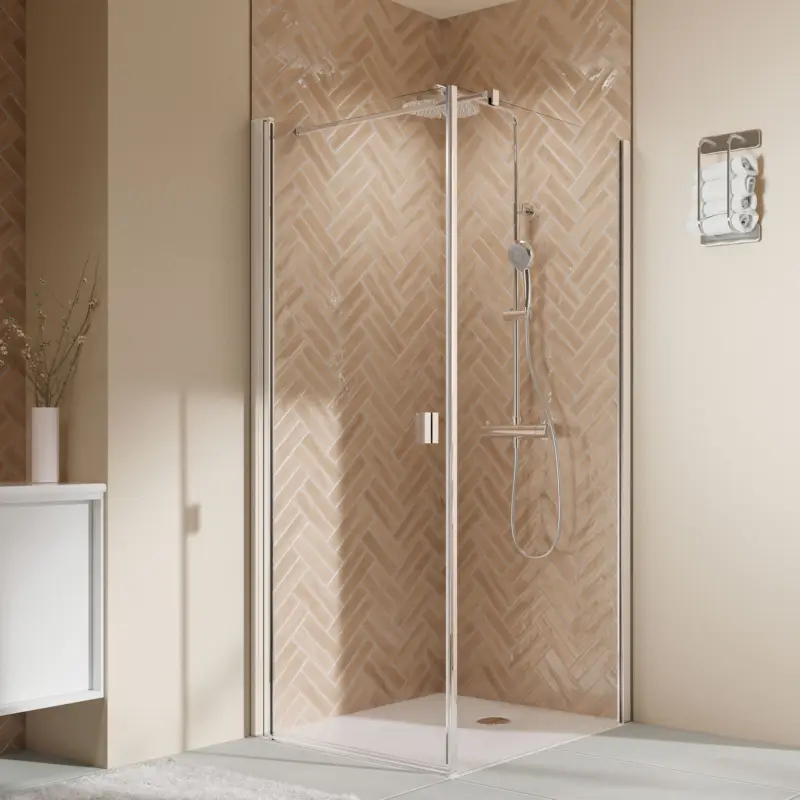 BREUER Elana 2.0 eckig Seitenwand, Anschlag rechts, für DFT/DT und DT+FT/DFT+FT Super-Preis