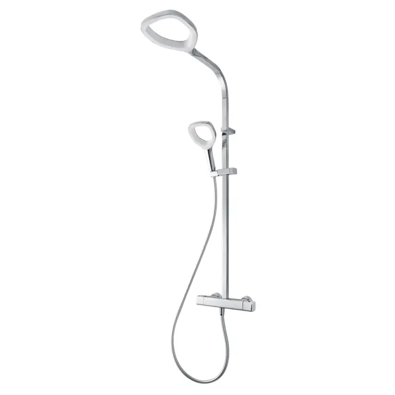 BREUER Aquamaxx Splash, hochglanz verchromt, weiß Bestpreis