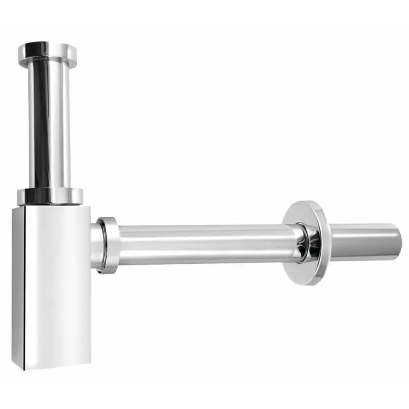 Sofort Bestellen Waschtisch-Siphon 5/4", Durchmesser 32mm, eckig, Chrom
