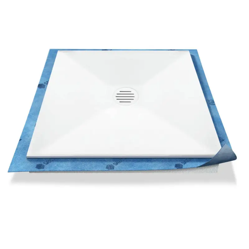 Highlight SAXOBOARD® Duschwanne Punktablauf aus Mineralwerkstoff.
