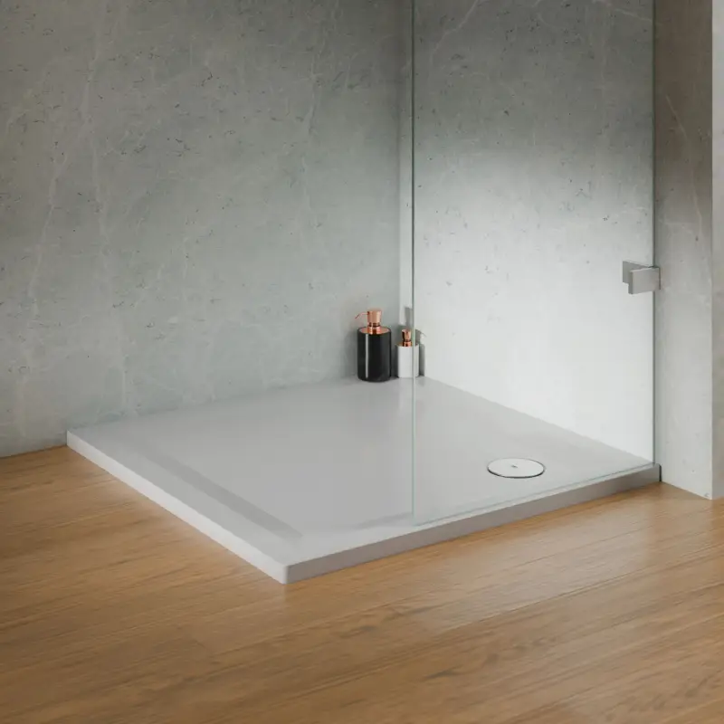 Schnäppchen BREUER Flat Line Design Quadratduschwanne