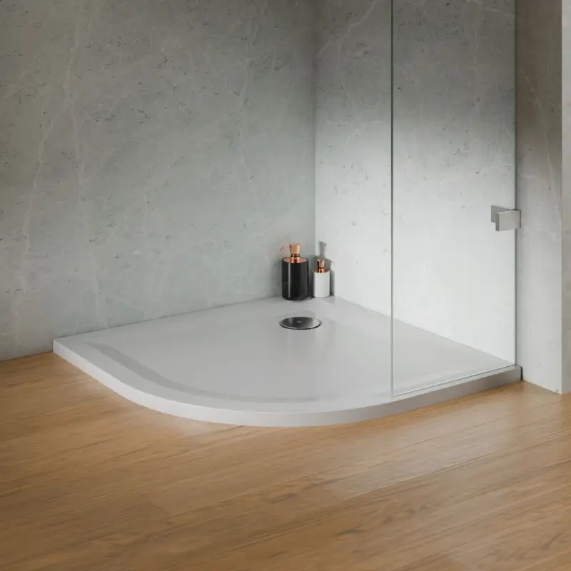 BREUER Flat Line Design Rundduschwanne, Radius 550 Jetzt Kaufen