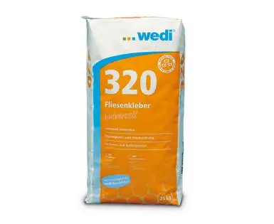 wedi 320 Fliesenkleber universell Palette Markenware