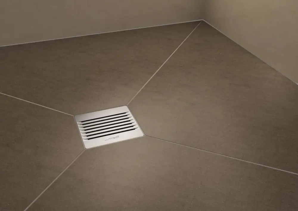 Super-Preis wedi Fundo® Ablaufabdeckung 4.1quadratisch,Edelstahl massiv V2A gebürstet