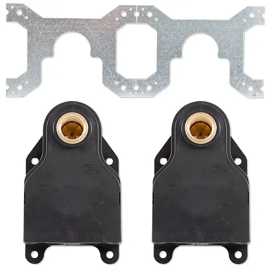 Billig 2 Stück Doppel Wanddose für Klemmringverschraubung 3/4'' Eurokonus - 1/2'' IG
