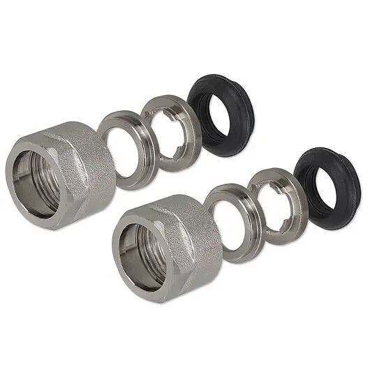Markenprodukt Klemmverschraubungen 3/4'' Eurokonus - für Kupfer- und Edelstahl 18 x 1 - 25 Paar = 50 Stk. im Beutel