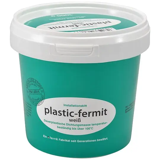PLASTIC-FERMIT weiß - Dichtungsmasse - dauerplastisch und geschmeidig - 1000 g Dose Highlight