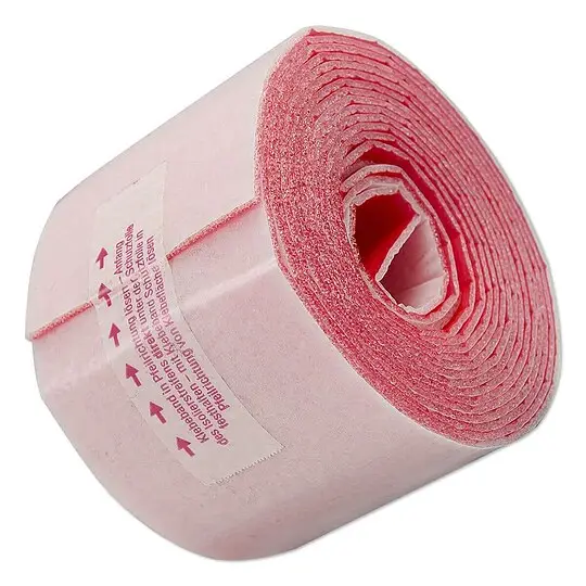 Ausverkauf PE-Schaum-Wickelband selbstklebend - rot - Breite 100 mm - Dämmschichtdicke 2 mm - Länge 3,6 m - 5 Stück Sparpack L