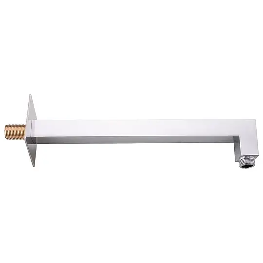 Direkt Vom Hersteller Wand-Anschlussrohr 90° eckig für Kopfbrause / Regendusche - chrom - Länge 500 mm