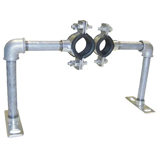 Mega-Angebot AUSTROFLEX Fixpunkt-Schelle double für AustroPEX WW Fernwärmeleitung Doppelrohr 32 x 4,4 mm und 20 x 2,8 mm