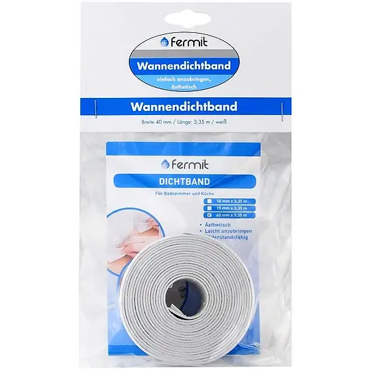 Super-Preis FERMIT Wannen-Dichtband 40 mm x 3,35 m