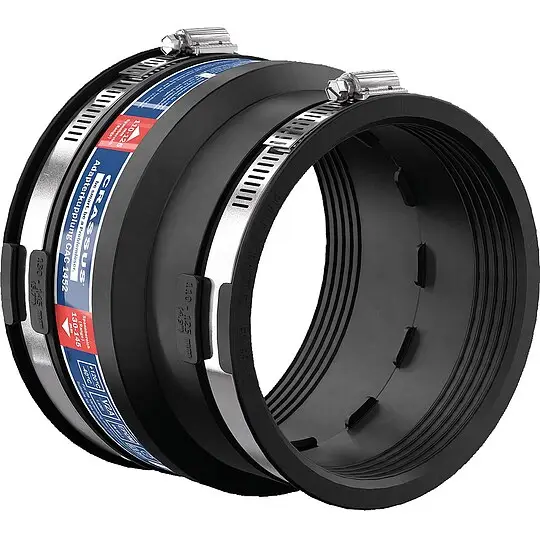 Adapterkupplung CAC 1452 Spannbereich 130-145 x 110-125 mm EPDM - PN 0,6 bar Schnäppchen