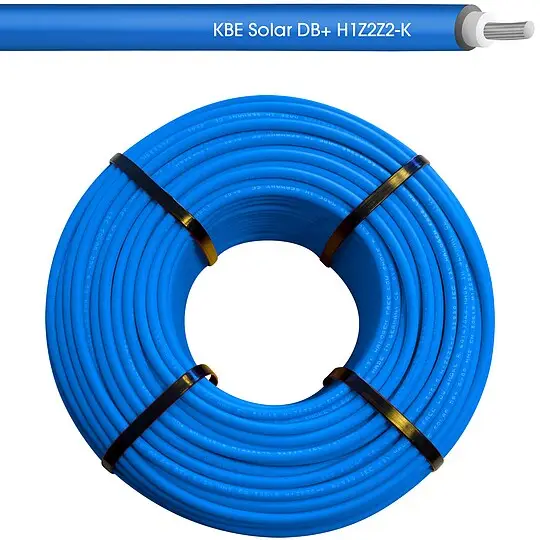 KBE Solarkabel DB+ 6 mm² erdverlegbar - blau - Rolle je 100 m Wochenendangebot
