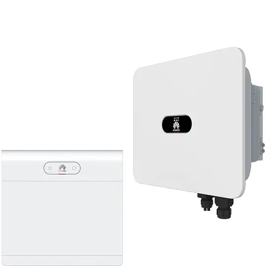 Huawei PV-Paket mit Batteriespeichersystem LUNA2000 7 kWh & Hybrid-Wechselrichter SUN2000 12K-MB0 Neue Ware