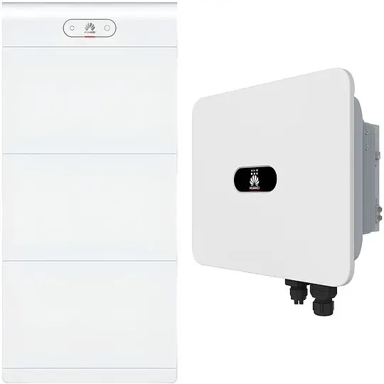 Huawei PV-Paket mit Batteriespeichersystem LUNA2000 21 kWh & Hybrid-Wechselrichter SUN2000 20K-MB0 Versand Am Gleichen Tag