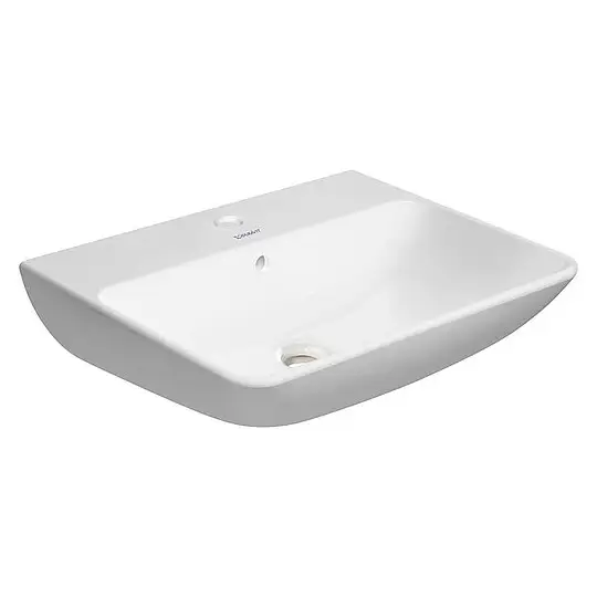 Waschtisch Duravit ME by Starck 600 x 180 x 460 mm, 1 Hahnloch, mit Überlauf - 2335600000 Top-Seller