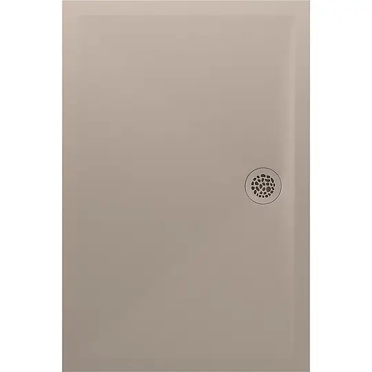 Duschwanne Ciron 1700 x 23 x 800 mm, Mineralguss, hanf - 93 253 46 Gratis Versand