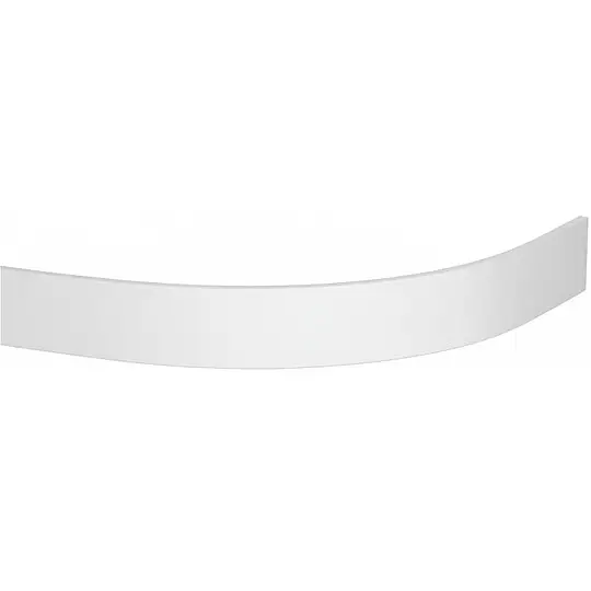 Heißes Angebot Combia Duschwannenschürze für Mineral-Colorat, weiß, Viertelkreis - 100 x 100 cm