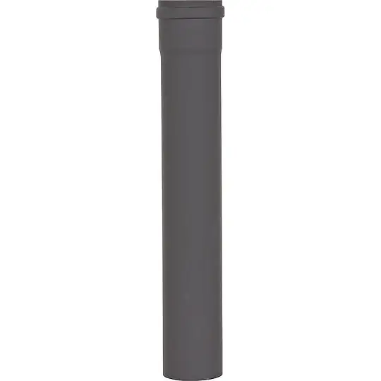 Pellet-Abgasrohr Ø 80 mm, lackiert, mit Silikondichtung, Länge 500 mm Neuheit