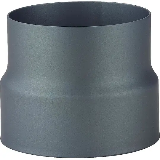 Reduzierung Ø 180 mm Muffe auf Ø 150 mm Sicke, lackiert, gussgrau Gratis Versand