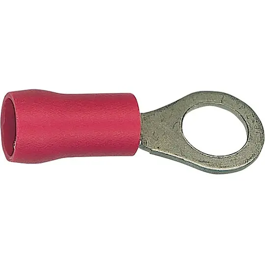 Kabelschuh in Ringform isoliert, 100 Stück, rot - bis 1,5 mm², 8,4 mm Sonderaktion