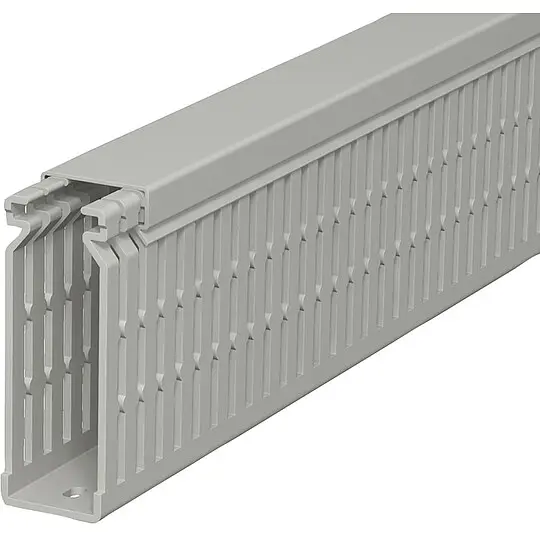 Verdrahtungskanäle LK4/N 80100, 8 Stück, steingrau - 80 x 100 x 2000 mm Echt