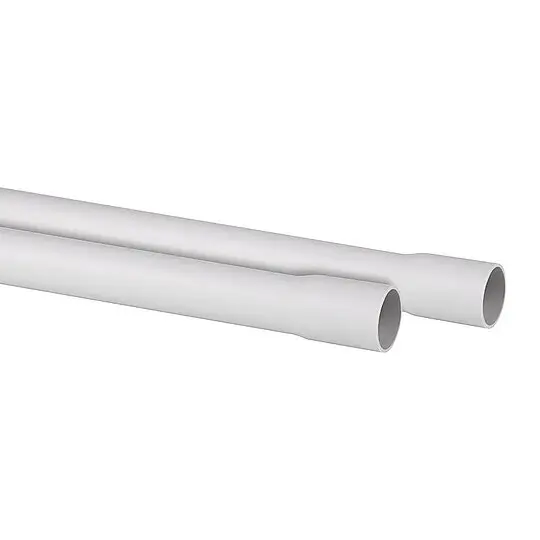Nur Heute Kunststoffrohr PVC-K für die Elektroinstallation - grau - DN25 (22,1 mm) - Länge 2 m
