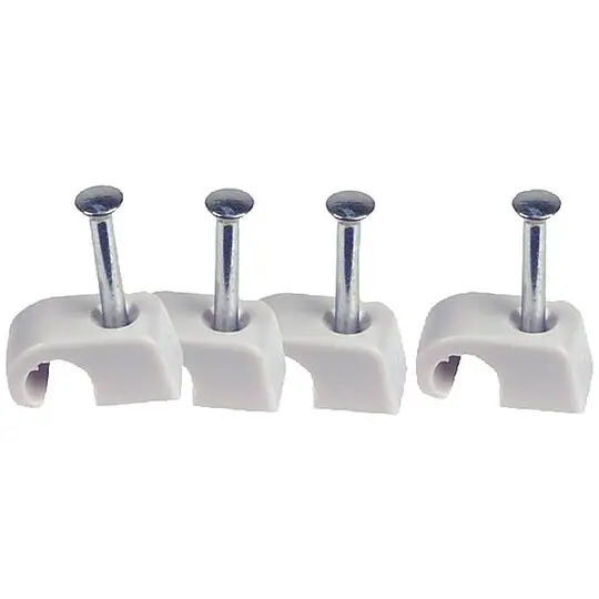 Zertifiziert Nagelschelle für Kabel 10 - 14 mm - Nagellänge 30 mm - VPE 100 Stück