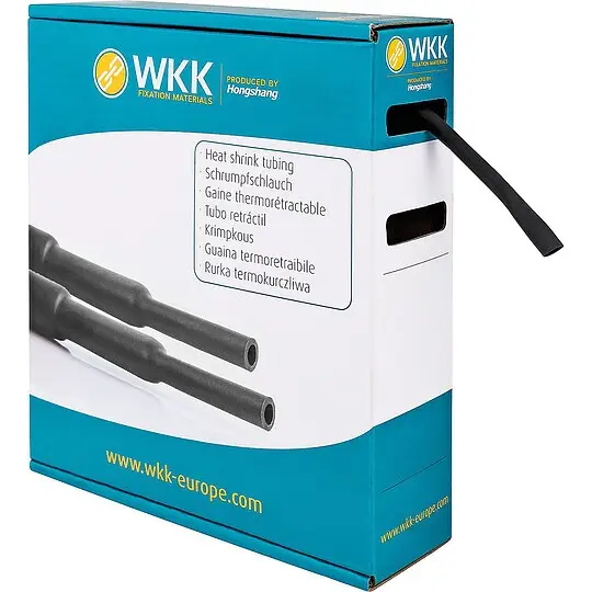 WKK Schrumpfschlauch H-2(Z) Box - Innen-Ø 25.4/12.7 schwarz 5m Abverkauf