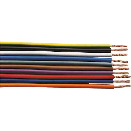 Sofort Bestellen Kunststoffisolierte Leitung H05V-K, 1 x 1,0 mm², braun - Rolle 100 m