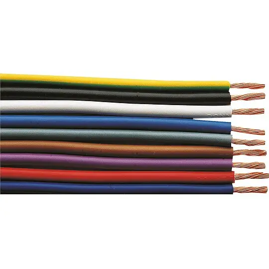 Isolierte Starkstromleitung H07V-K flexibel, 1 x 4 mm² dunkelblau - Rolle 100 m Wochenendangebot