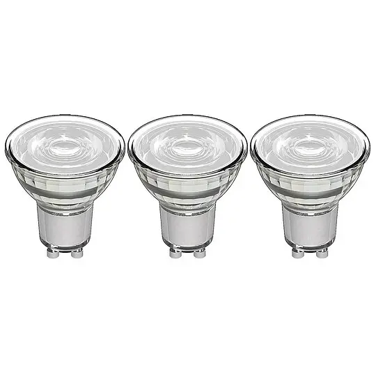 Bestseller LED's light LED SMD Leuchtmittel - Spot MR16, GU10, 4W, 2700K, Klar 36° - 345 lm - 3er Pack