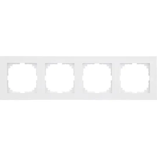 Rahmen Merten M-Pure 4-fach, aktivweiß Top-Angebot