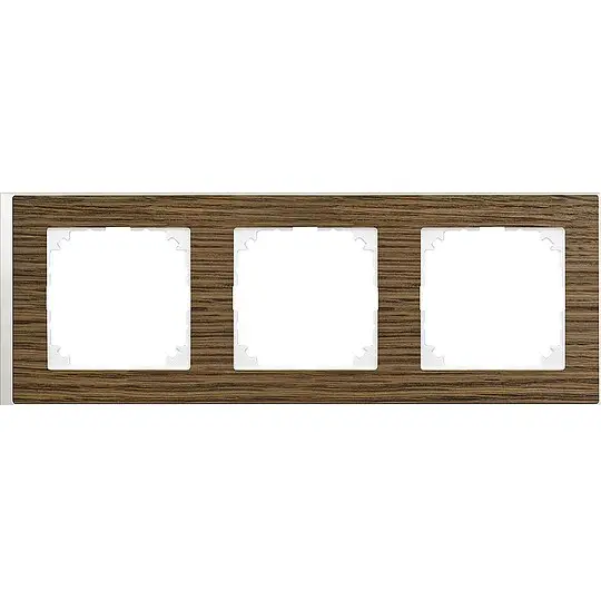 M-Pure, Decor Rahmen, 3-fach, Eiche / aktiv weiß Schnäppchen
