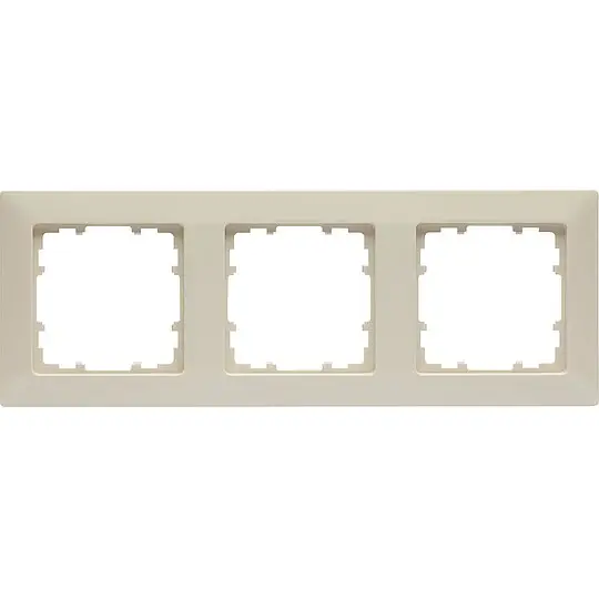 Highlight Rahmen 80-mm-Maß 3-fach, 222 mm x 80 mm elektroweiß