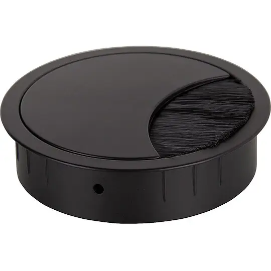 Kabeldurchführung rund, Schwarz, Ø 80 mm Sale