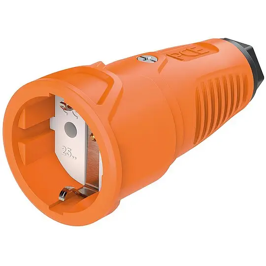 Schutzkontaktkupplung Gummi (orange/schwarz) Beliebt