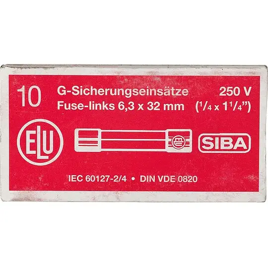 Sonderaktion Feinsicherung flink Glasrohr 5 A (6,3x32 mm) - 10 Stück