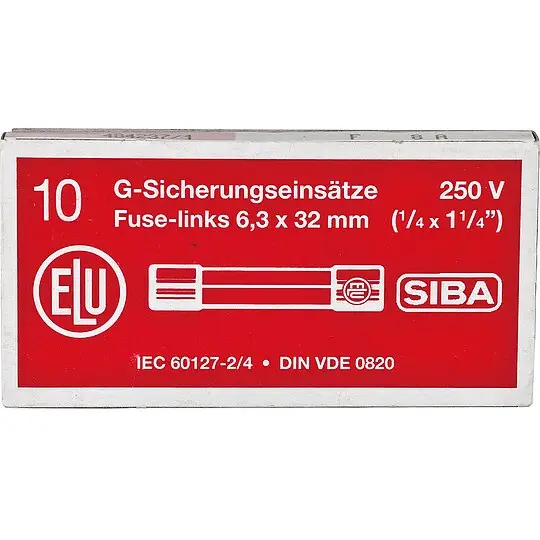 Feinsicherung flink Glasrohr 10 A (6,3x32 mm) - 10 Stück Mega-Angebot