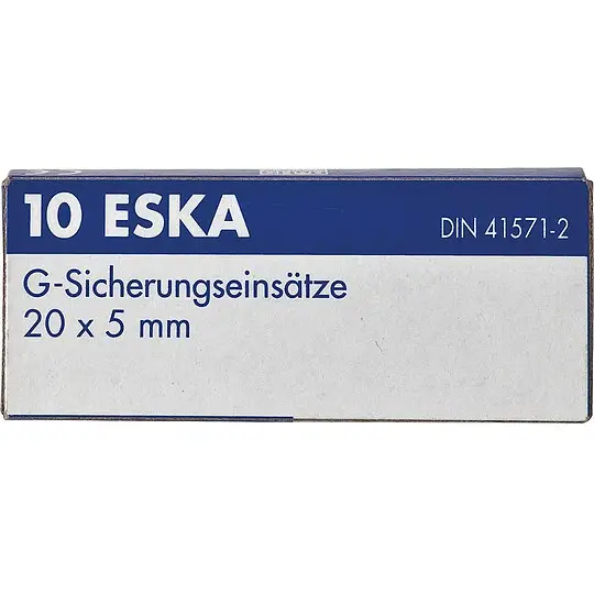 Preiswert Feinsicherung mittelträge Glasrohr 0,125 A (5 x 20 mm) - 10 Stück