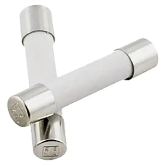 Neu Im Sortiment Feinsicherung träge Keramikrohr mit Löschmittel 1 A (6,3x32 mm) - 10 Stück