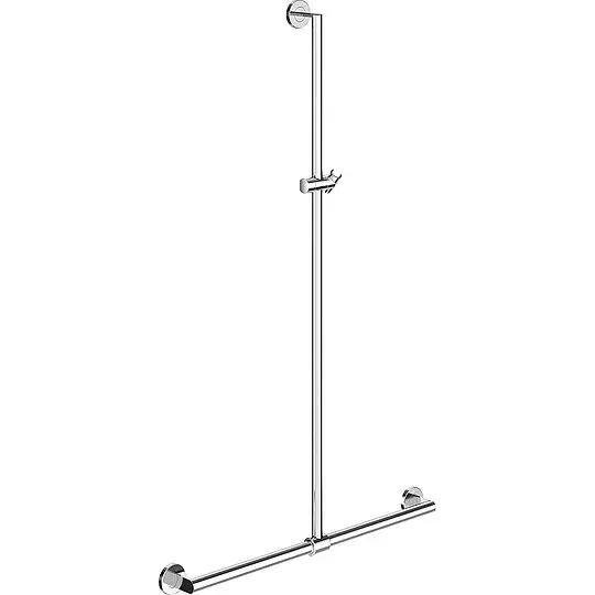 Neuheit Duschhandlauf Hewi System 900 mit Brausestange, 765 x 1250 mm - 900.35.43040