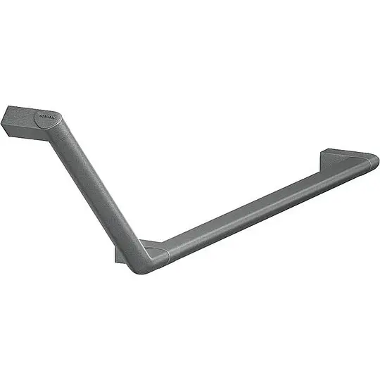 Solange Der Vorrat Reicht Winkelgriff Normbau Serie Cavere aus Aluminium, 135°, Anthrazit-Metallic, links, 350 x 316 mm - 7464130095
