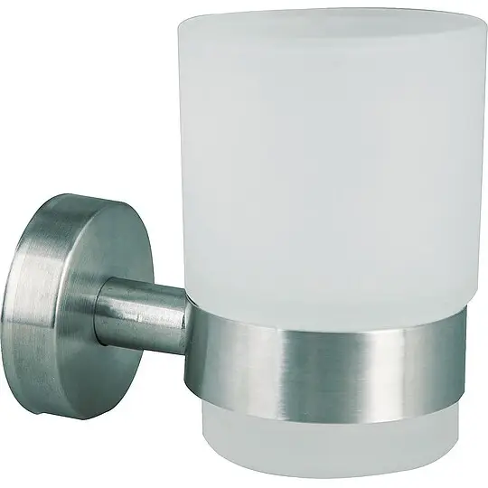 Becher AXIAL Glas satiniert, Edelstahl matt Nur Heute